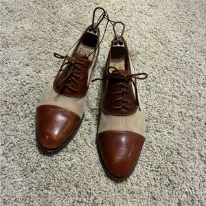 Ralph Lauren Purple Label Vintage ventilated" spectator oxford Shoes Size 11